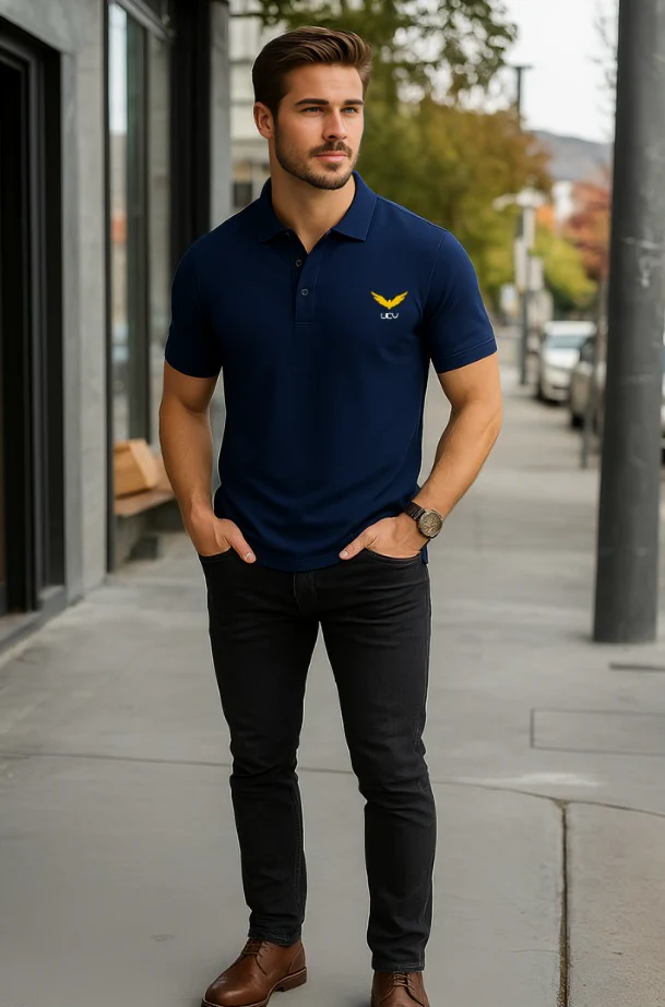 Men’s Polo Shirt – 100% Premium Quality Cotton | Stylish Casual Wear UK - Image 2