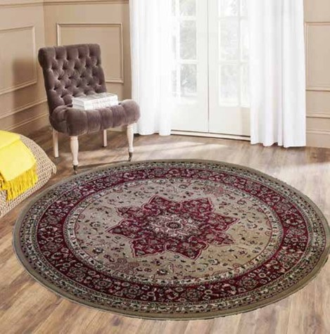 R O M E Round Luxury Soft Shaggy Rug | Modern Circular Carpet for Living Room, Bedroom & Lounge Décor - Image 2