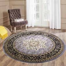 R O M E Round Luxury Soft Shaggy Rug | Modern Circular Carpet for Living Room, Bedroom & Lounge Décor - Image 7