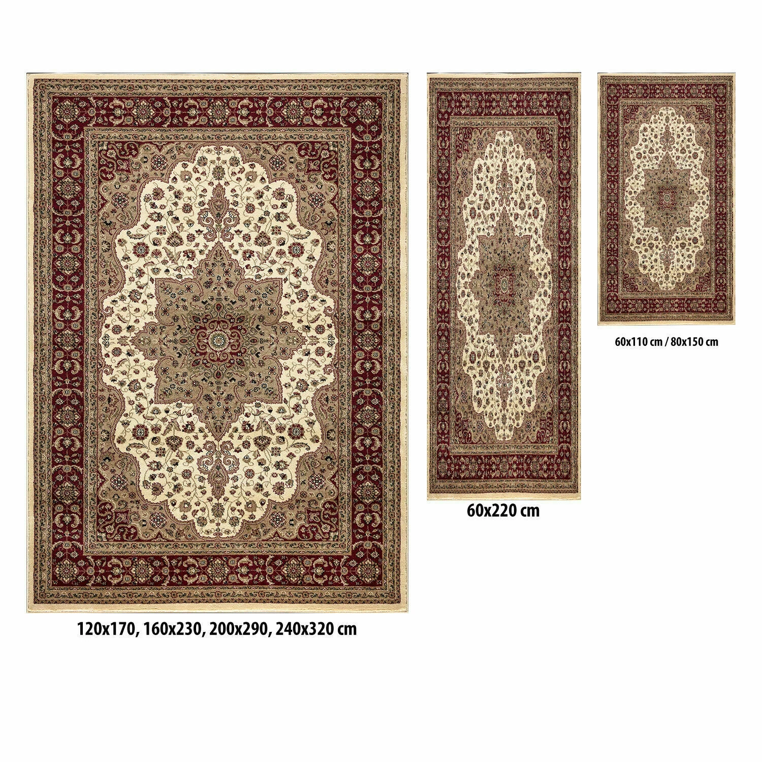 Modern Large Traditional Area Rugs Bedroom Living Room Hallway Runners Door Mats - Image 9
