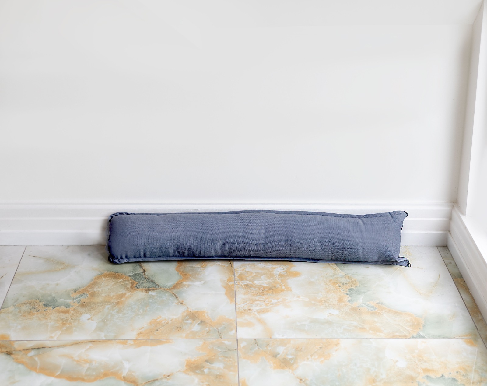 Premium Soft Hollowfibre Door Draft Stopper – Energy Saving, Noise & Cold Air Blocker – Chocolate Brown (90x18x10cm) - Image 8