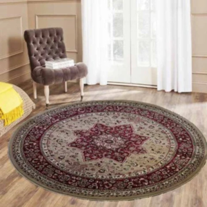 R O M E Round Luxury Soft Shaggy Rug | Modern Circular Carpet for Living Room, Bedroom & Lounge Décor