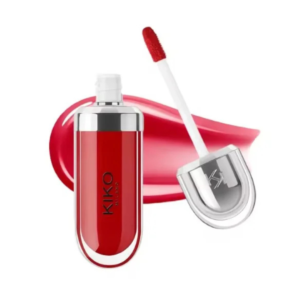 KIKO 3D Hydra Lip Gloss – Waterproof, Long-Lasting Shimmer Lip Gloss & Lip Liner (Brun Rose / Pearly Mauve)